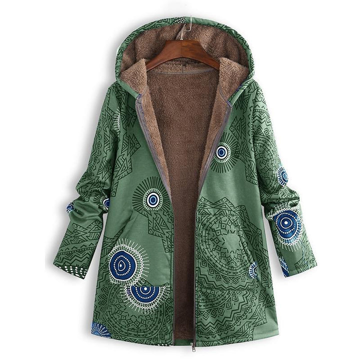 The Casey Botanical | Women’s Winter Floral Hooded Coat