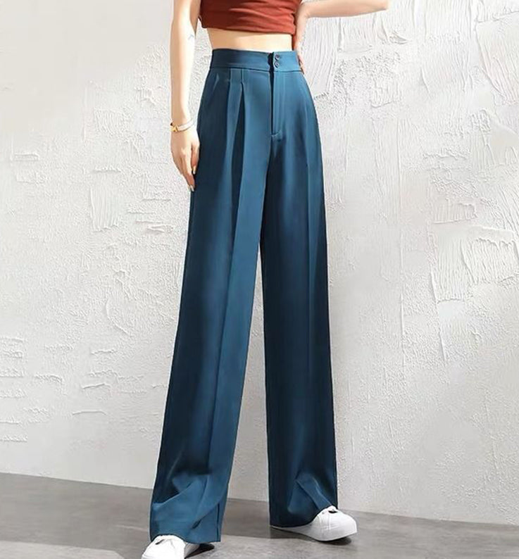 The Sloane | Pleated Wide-Leg Trousers