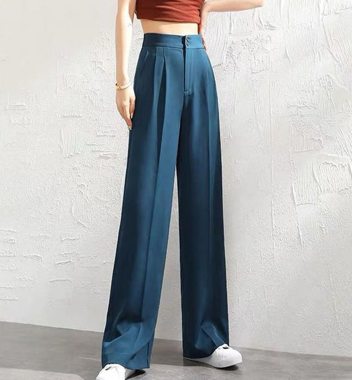 The Sloane | Pleated Wide-Leg Trousers