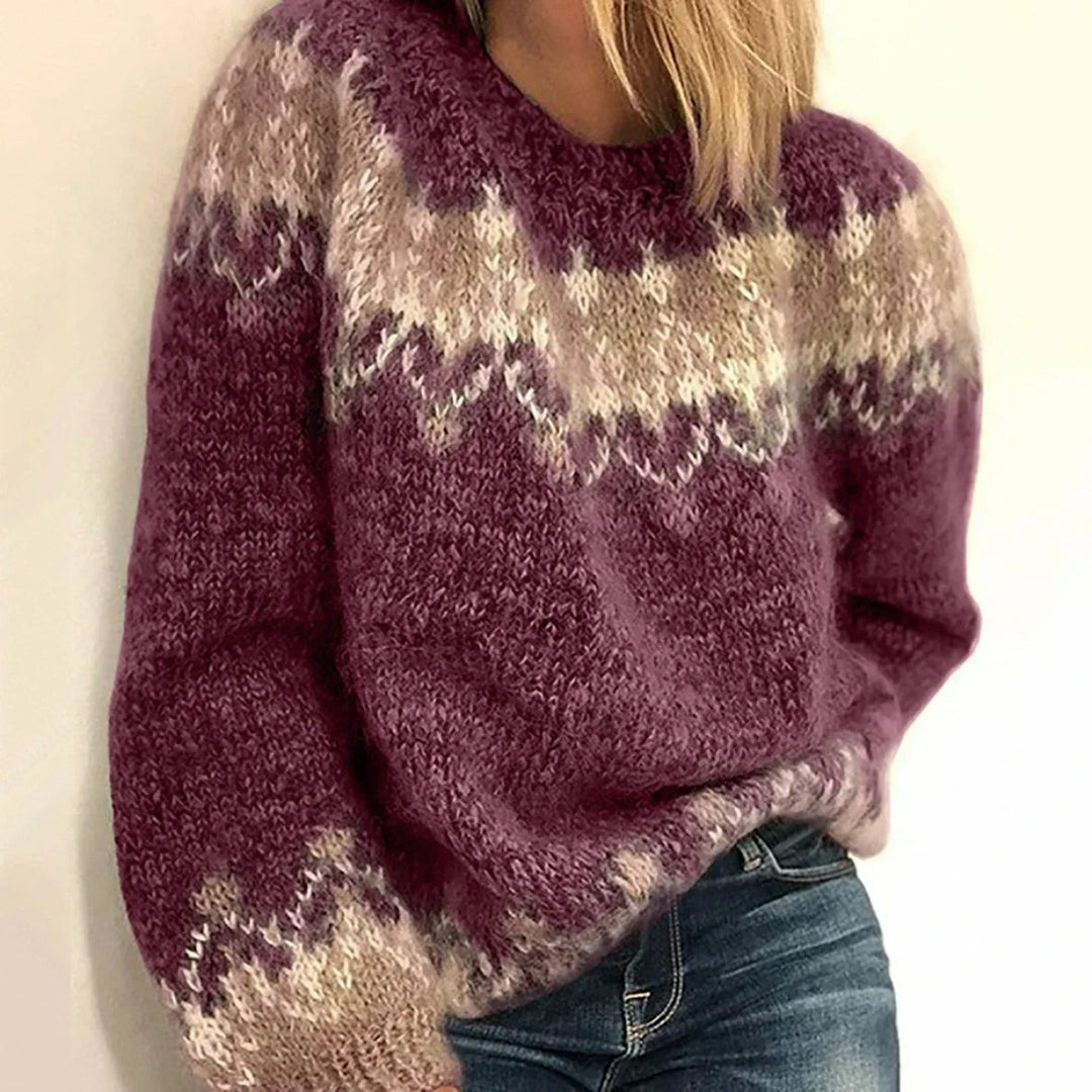 The Millie Alpine | Women’s Cozy Winter Patterned Knit Sweater