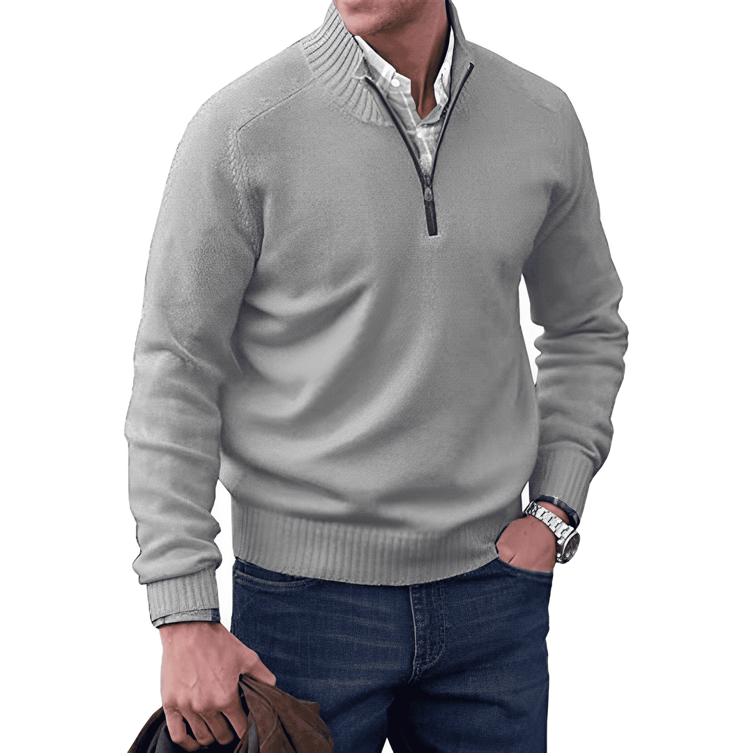 The Andrew Heritage | Men’s Zip-Up Knit Sweater