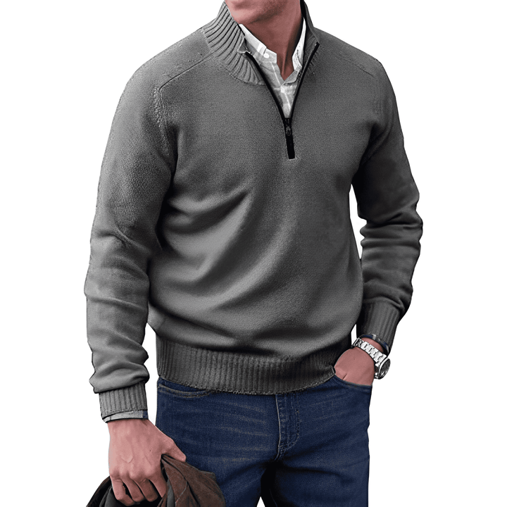 The Andrew Heritage | Men’s Zip-Up Knit Sweater
