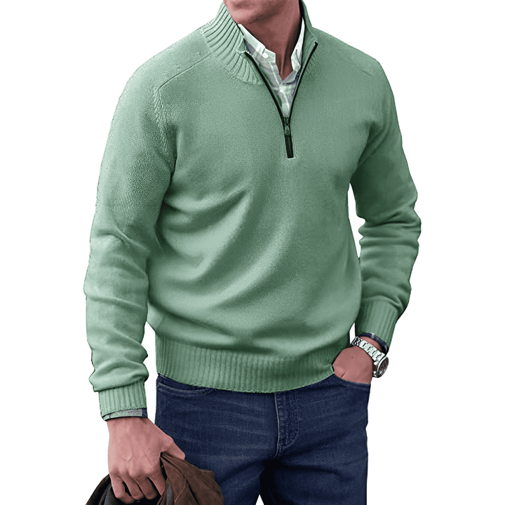 The Andrew Heritage | Men’s Zip-Up Knit Sweater