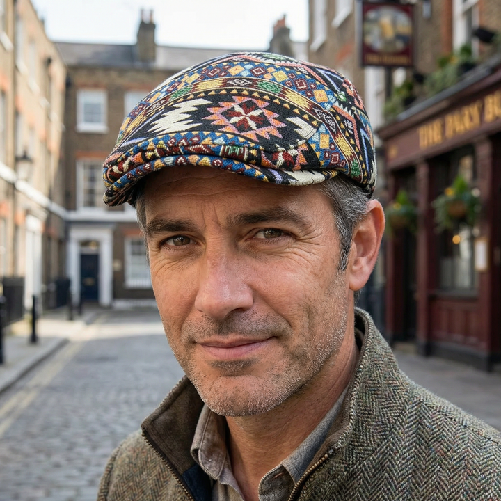 Alistair | Vibrant Heritage Flat Cap