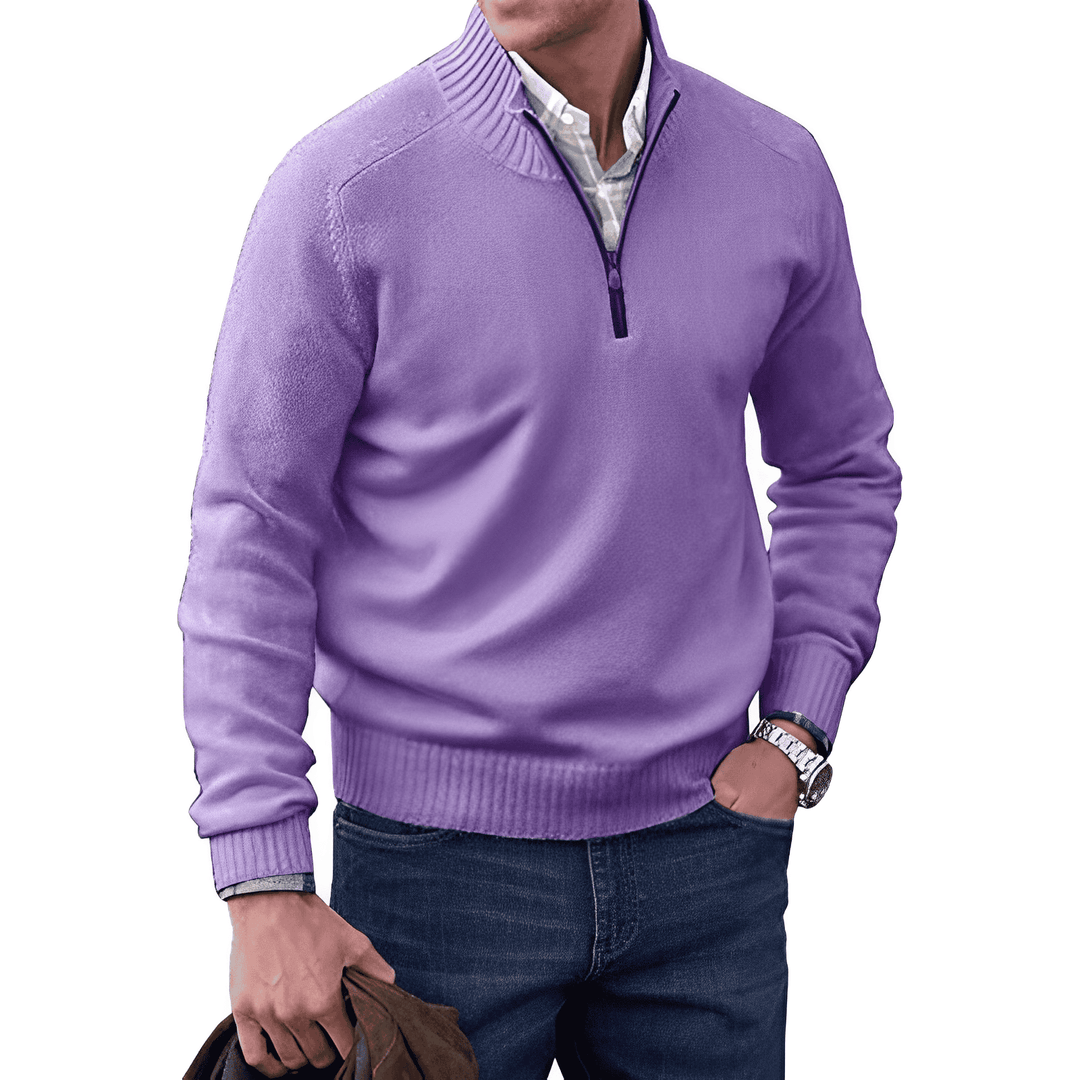 The Andrew Heritage | Men’s Zip-Up Knit Sweater