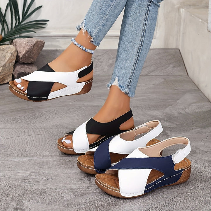 Isadora | Orthopaedic Glide Wedge Sandals