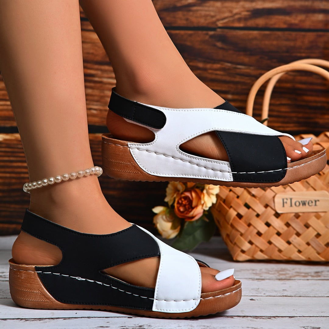 Isadora | Orthopaedic Glide Wedge Sandals