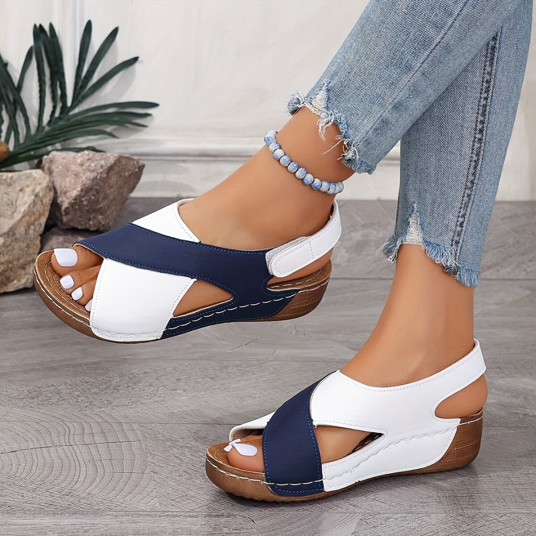 Isadora | Orthopaedic Glide Wedge Sandals