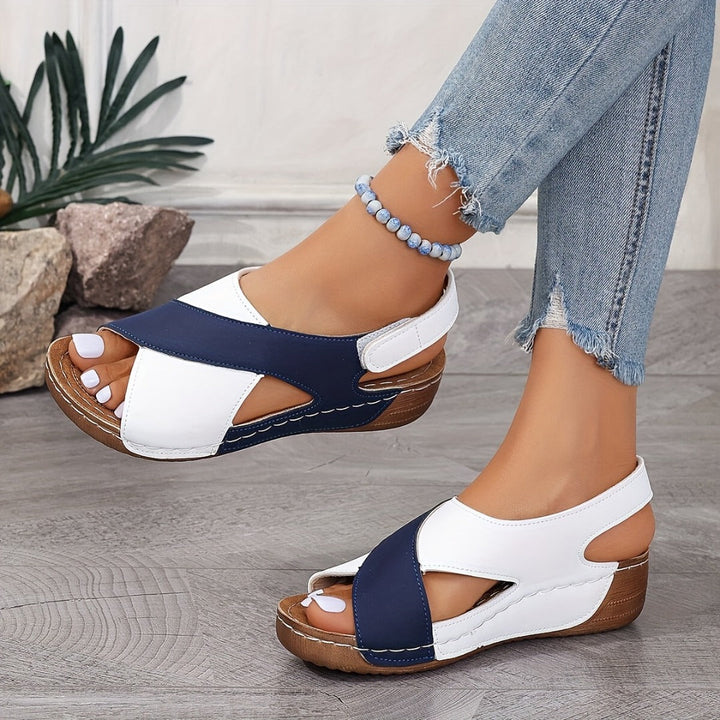 Isadora | Orthopaedic Glide Wedge Sandals