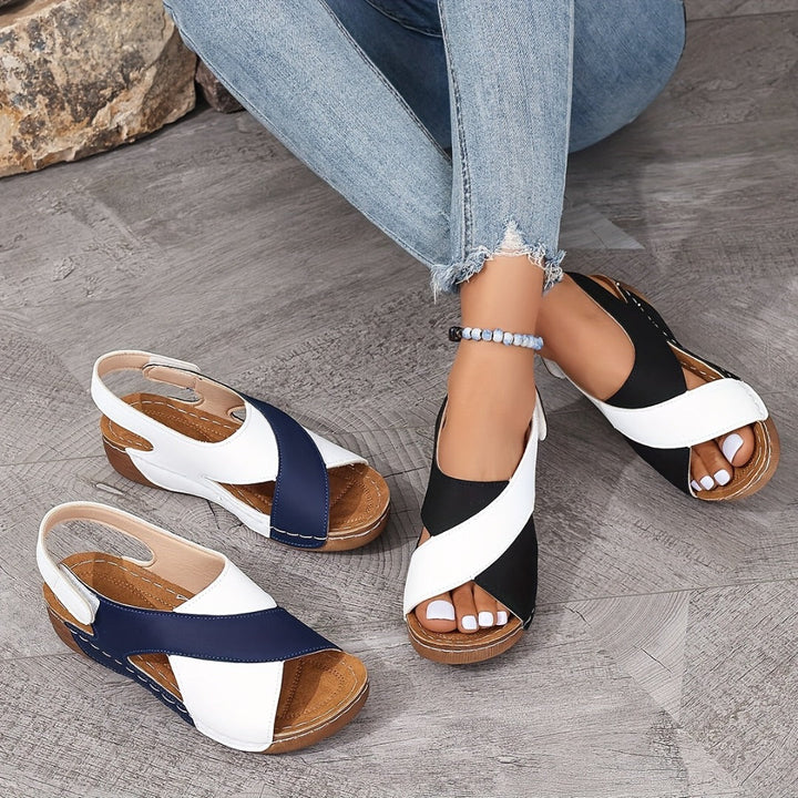 Isadora | Orthopaedic Glide Wedge Sandals