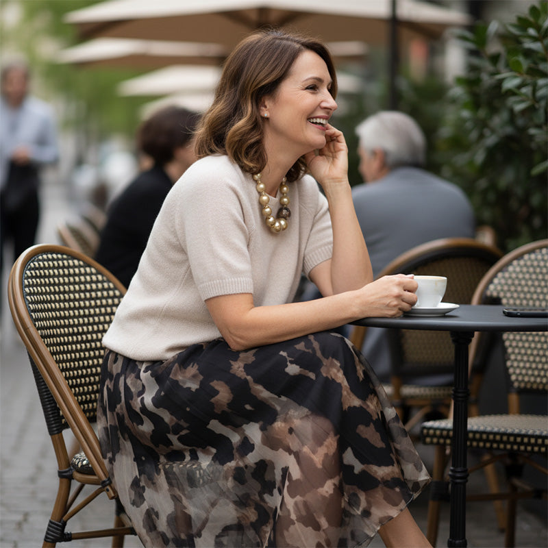 The Arabella | Leopard Print & Knit Duo