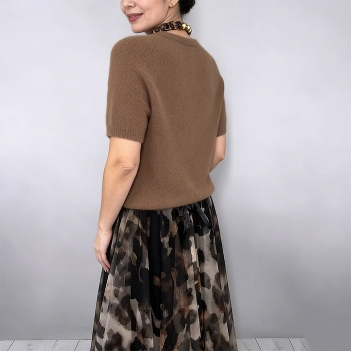 The Arabella | Leopard Print & Knit Duo