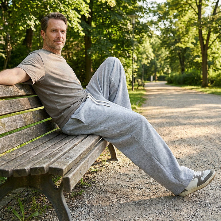 Helston | Relaxed Drawstring Leisure Trousers