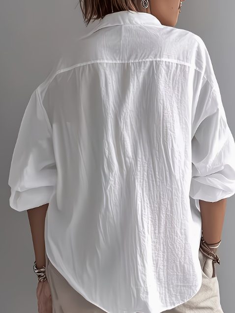 Tamsin | Relaxed Linen Button-Down Blouse