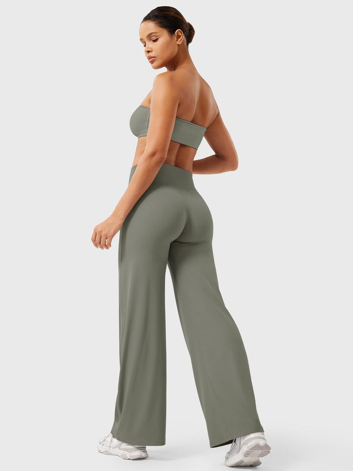 The Millie Artisan | Women’s High-Waist Flared Summer Trousers