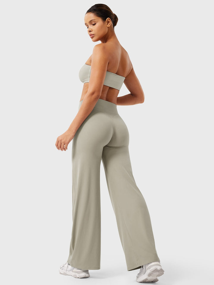 The Millie Artisan | Women’s High-Waist Flared Summer Trousers
